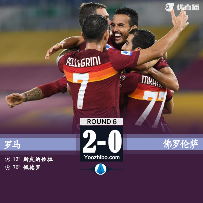 羅馬2-0佛羅倫薩