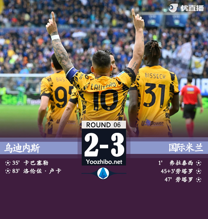 烏迪內斯vs國際米蘭