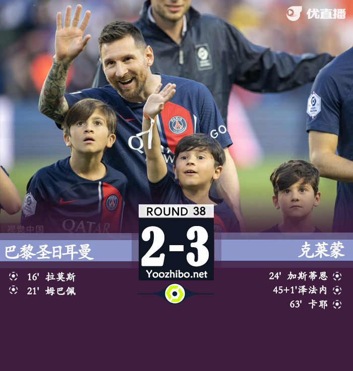 巴黎圣日耳曼vs克萊蒙