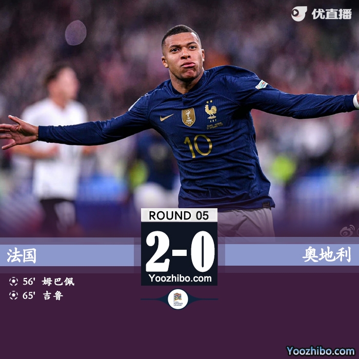 法國2-0奧地利