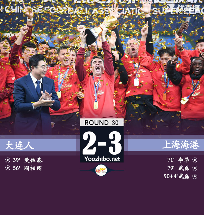 大連人隊vs上海海港隊