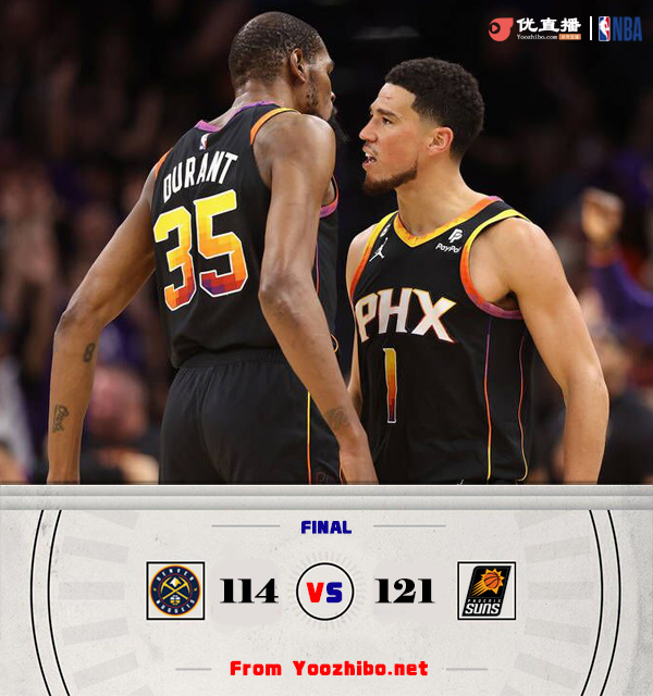 太陽121-114取勝掘金 布克47+6+9 杜蘭特39+9+8 約基奇28+17+18