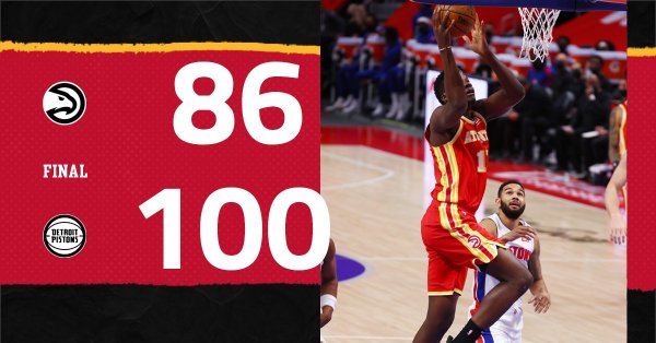 活塞100-86戰勝老鷹 格蘭特18分 卡佩拉12+15