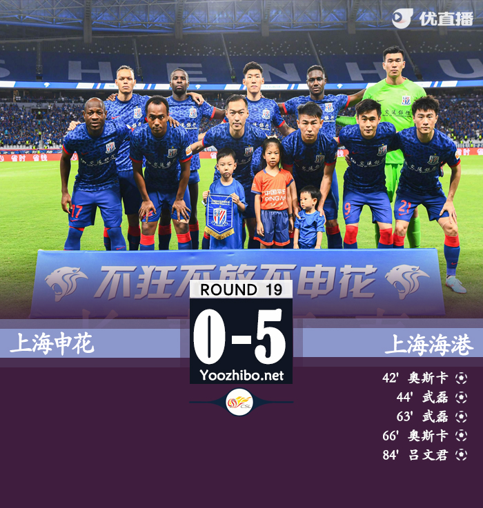 上海申花隊vs上海海港隊