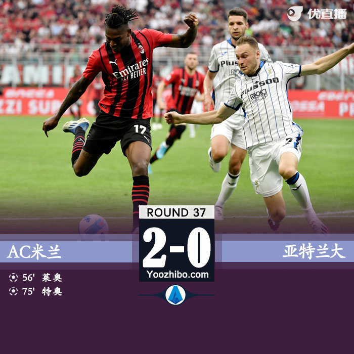 AC米蘭主場2-0戰勝亞特蘭大