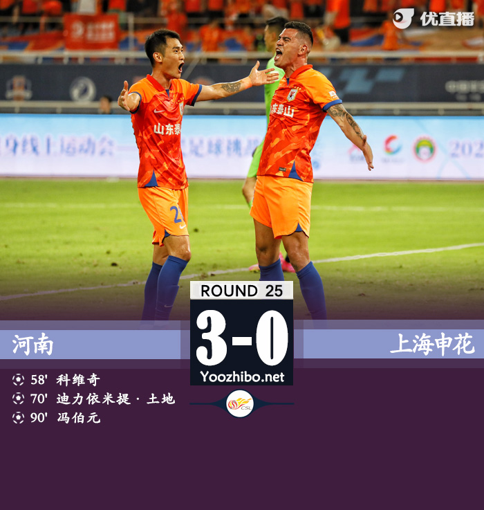 河南嵩山龍門隊vs上海申花隊