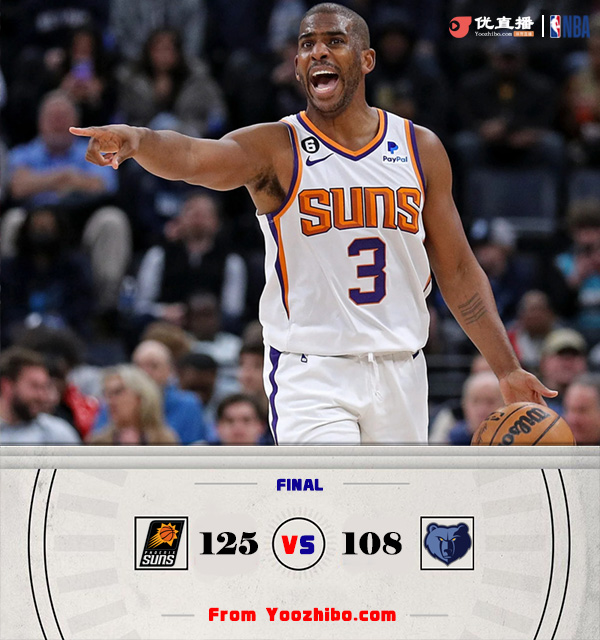太陽125-108大勝灰熊