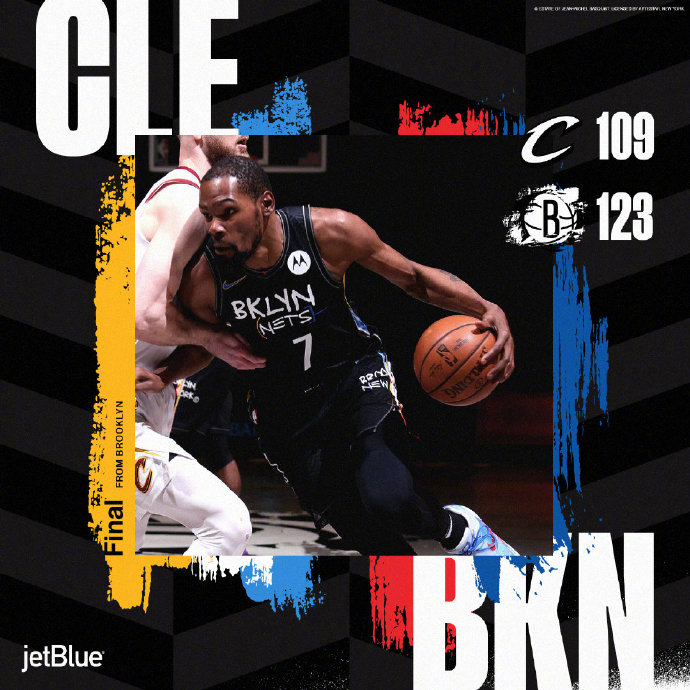 籃網123-109大勝騎士 杜蘭特23+8+13 歐文17+6 哈登缺陣