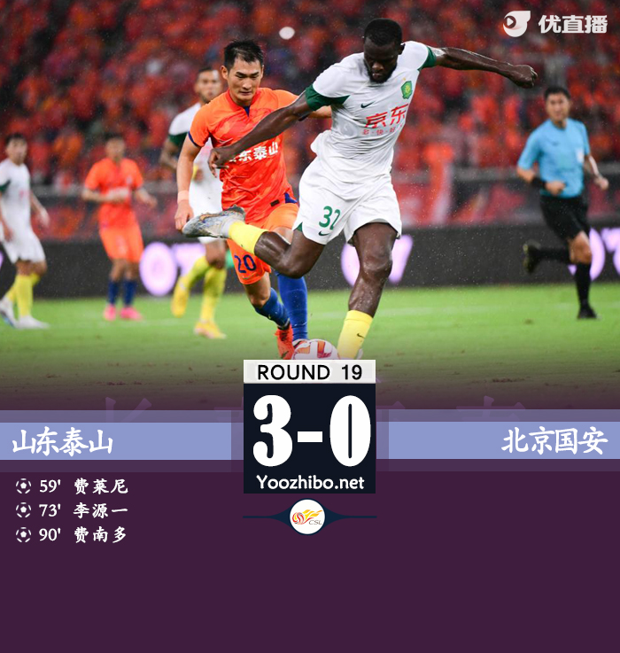 山東泰山隊vs北京國安隊