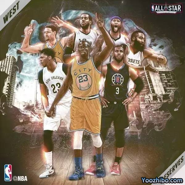 2015-16NBA全明星賽陣容名單一覽
