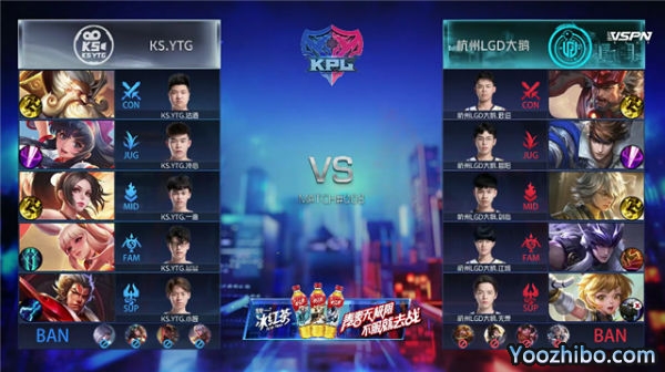 2020年KPL秋季賽常規賽 LGD大鵝 vs KS.YTG全場錄像