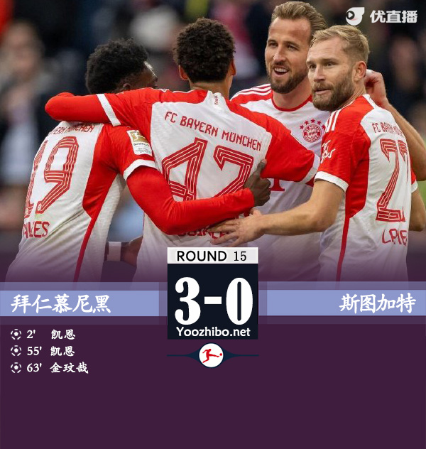 拜仁慕尼黑vs斯圖加特
