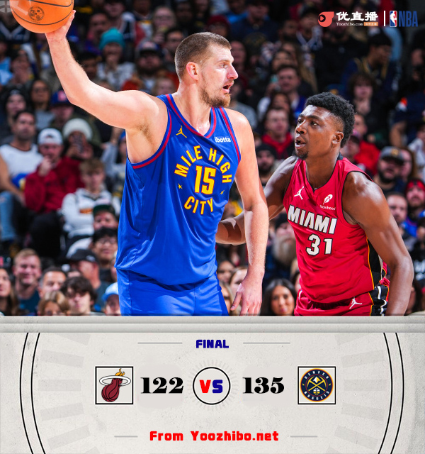 11月09日 NBA常規賽 熱火vs掘金 全場錄像及集錦