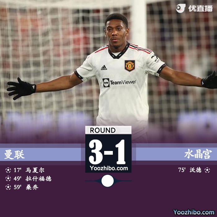 曼聯3-1水晶宮