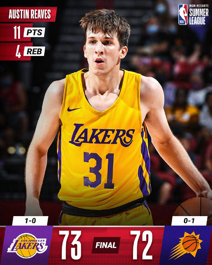 08月09日 NBA夏季聯賽 湖人vs太陽 全場錄像及集錦