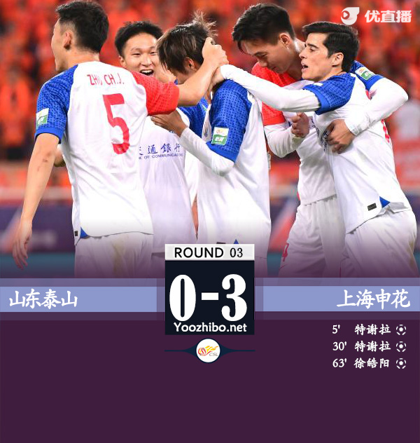 山東泰山隊vs上海申花隊