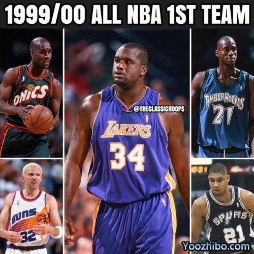 1999-2000賽季NBA最佳陣容名單一覽