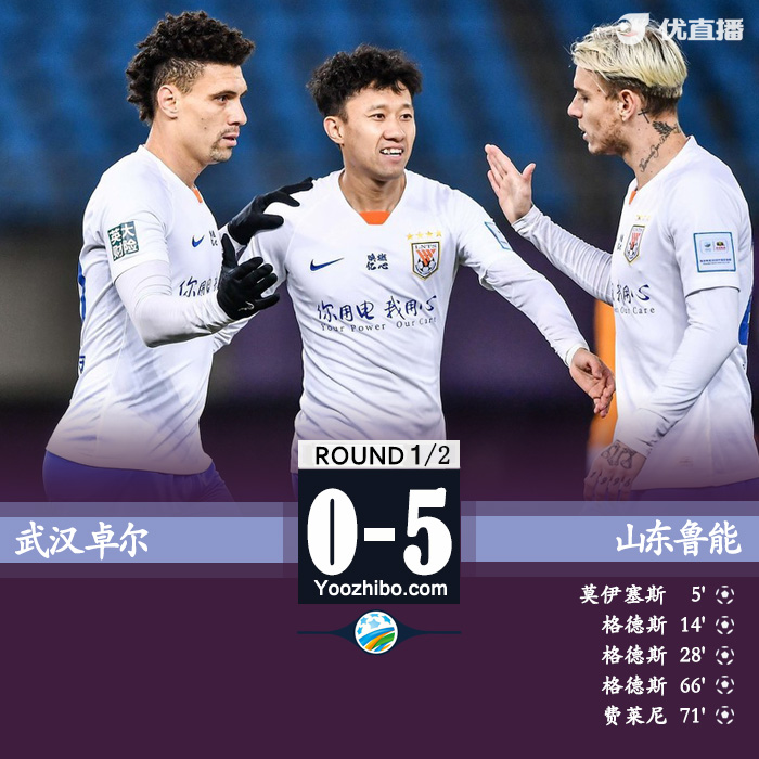 魯能5-0卓爾