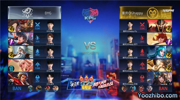 2020年KPL秋季賽常規賽 重慶QGhappy vs DYG全場錄像