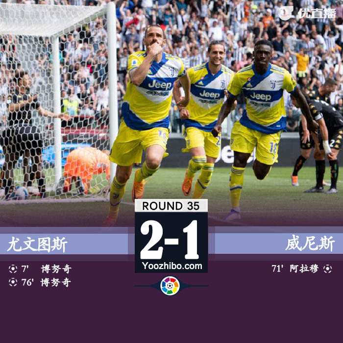 尤文圖斯2-1威尼斯