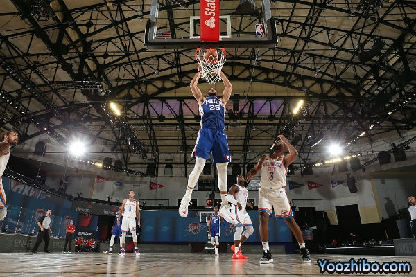 NBA熱身賽雷霆vs76人