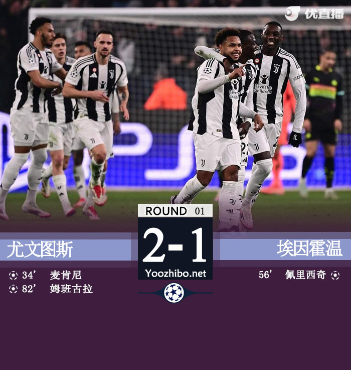 尤文圖斯vs埃因霍溫
