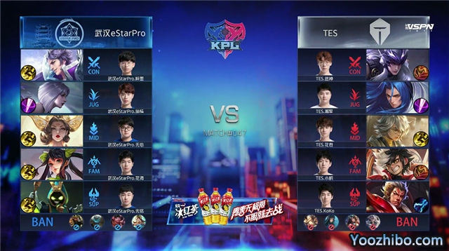 2020年KPL秋季賽常規賽 武漢eStarPro vs TES 全場錄像