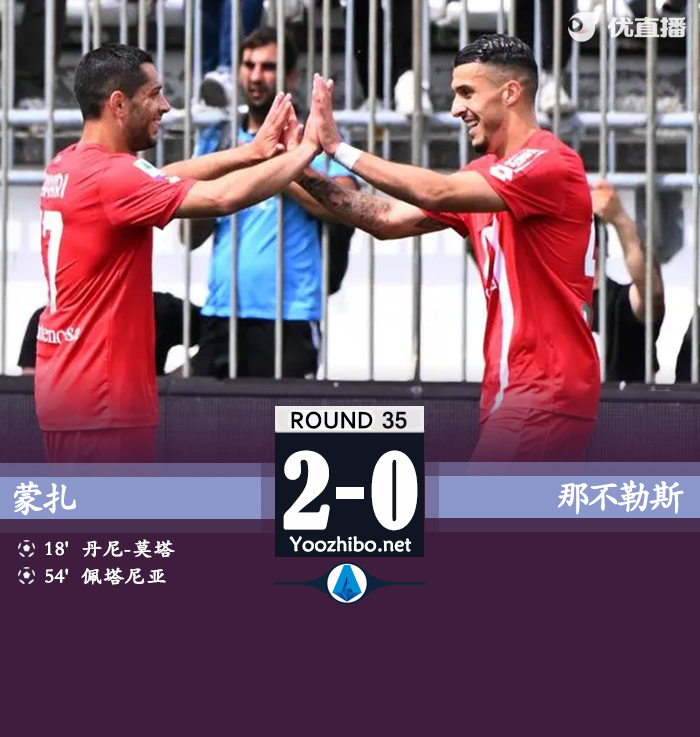 那不勒斯0-2蒙扎 丹尼-莫塔建功佩塔尼亞破舊主