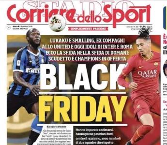 《羅馬體育報》用“黑色星期五(Black Friday)”標題