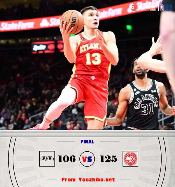 老鷹125-106大勝馬刺 吹楊24+17 亨特24分 凱爾登25分