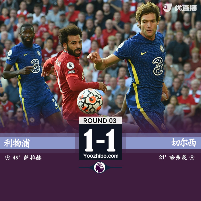 08月29日 英超第3輪 利物浦vs切爾西 全場錄像及集錦