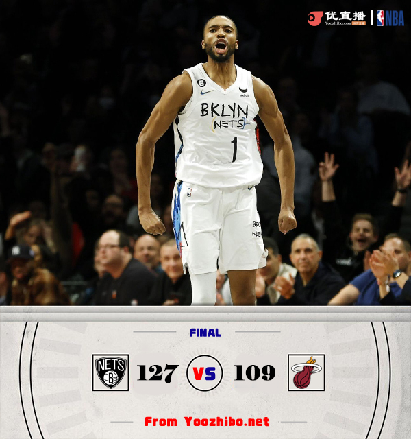 籃網116-105輕取熱火結束連敗