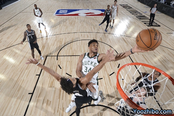 NBA熱身賽馬刺vs雄鹿全場精華回放