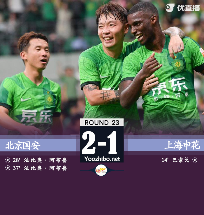 北京國安隊vs上海申花隊