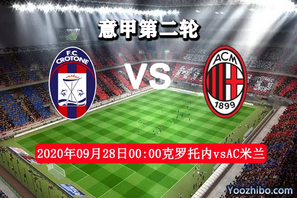 克羅托內vsAC米蘭賽事前瞻